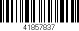 Código de barras (EAN, GTIN, SKU, ISBN): '41857837'