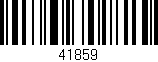 Código de barras (EAN, GTIN, SKU, ISBN): '41859'