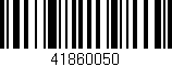 Código de barras (EAN, GTIN, SKU, ISBN): '41860050'