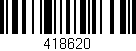 Código de barras (EAN, GTIN, SKU, ISBN): '418620'