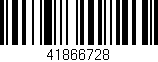 Código de barras (EAN, GTIN, SKU, ISBN): '41866728'