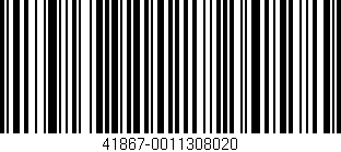 Código de barras (EAN, GTIN, SKU, ISBN): '41867-0011308020'