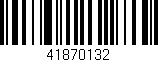 Código de barras (EAN, GTIN, SKU, ISBN): '41870132'