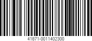 Código de barras (EAN, GTIN, SKU, ISBN): '41871-0011402300'