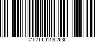 Código de barras (EAN, GTIN, SKU, ISBN): '41871-0011607860'