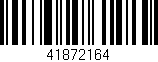 Código de barras (EAN, GTIN, SKU, ISBN): '41872164'