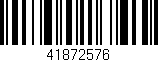 Código de barras (EAN, GTIN, SKU, ISBN): '41872576'