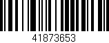 Código de barras (EAN, GTIN, SKU, ISBN): '41873653'