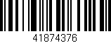 Código de barras (EAN, GTIN, SKU, ISBN): '41874376'