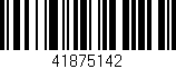 Código de barras (EAN, GTIN, SKU, ISBN): '41875142'