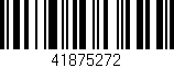 Código de barras (EAN, GTIN, SKU, ISBN): '41875272'