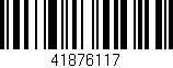 Código de barras (EAN, GTIN, SKU, ISBN): '41876117'