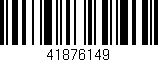 Código de barras (EAN, GTIN, SKU, ISBN): '41876149'