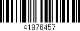 Código de barras (EAN, GTIN, SKU, ISBN): '41876457'