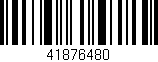 Código de barras (EAN, GTIN, SKU, ISBN): '41876480'