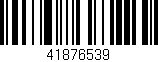 Código de barras (EAN, GTIN, SKU, ISBN): '41876539'