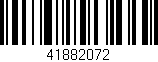 Código de barras (EAN, GTIN, SKU, ISBN): '41882072'