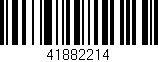 Código de barras (EAN, GTIN, SKU, ISBN): '41882214'