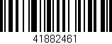 Código de barras (EAN, GTIN, SKU, ISBN): '41882461'