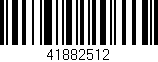 Código de barras (EAN, GTIN, SKU, ISBN): '41882512'