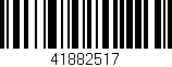 Código de barras (EAN, GTIN, SKU, ISBN): '41882517'