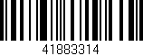 Código de barras (EAN, GTIN, SKU, ISBN): '41883314'