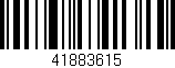 Código de barras (EAN, GTIN, SKU, ISBN): '41883615'