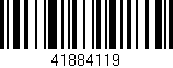 Código de barras (EAN, GTIN, SKU, ISBN): '41884119'