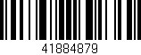 Código de barras (EAN, GTIN, SKU, ISBN): '41884879'