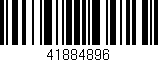 Código de barras (EAN, GTIN, SKU, ISBN): '41884896'