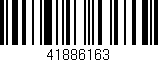 Código de barras (EAN, GTIN, SKU, ISBN): '41886163'