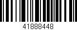 Código de barras (EAN, GTIN, SKU, ISBN): '41888448'