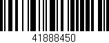 Código de barras (EAN, GTIN, SKU, ISBN): '41888450'