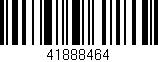 Código de barras (EAN, GTIN, SKU, ISBN): '41888464'
