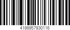 Código de barras (EAN, GTIN, SKU, ISBN): '4188957930116'