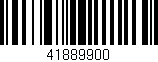 Código de barras (EAN, GTIN, SKU, ISBN): '41889900'