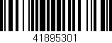 Código de barras (EAN, GTIN, SKU, ISBN): '41895301'