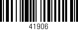 Código de barras (EAN, GTIN, SKU, ISBN): '41906'