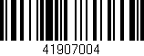 Código de barras (EAN, GTIN, SKU, ISBN): '41907004'
