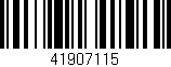 Código de barras (EAN, GTIN, SKU, ISBN): '41907115'