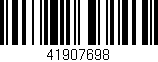 Código de barras (EAN, GTIN, SKU, ISBN): '41907698'