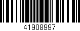 Código de barras (EAN, GTIN, SKU, ISBN): '41908997'