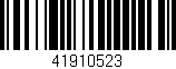 Código de barras (EAN, GTIN, SKU, ISBN): '41910523'