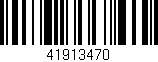 Código de barras (EAN, GTIN, SKU, ISBN): '41913470'