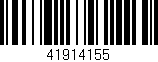 Código de barras (EAN, GTIN, SKU, ISBN): '41914155'