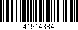 Código de barras (EAN, GTIN, SKU, ISBN): '41914384'