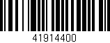 Código de barras (EAN, GTIN, SKU, ISBN): '41914400'