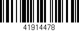 Código de barras (EAN, GTIN, SKU, ISBN): '41914478'