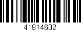 Código de barras (EAN, GTIN, SKU, ISBN): '41914602'