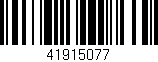 Código de barras (EAN, GTIN, SKU, ISBN): '41915077'